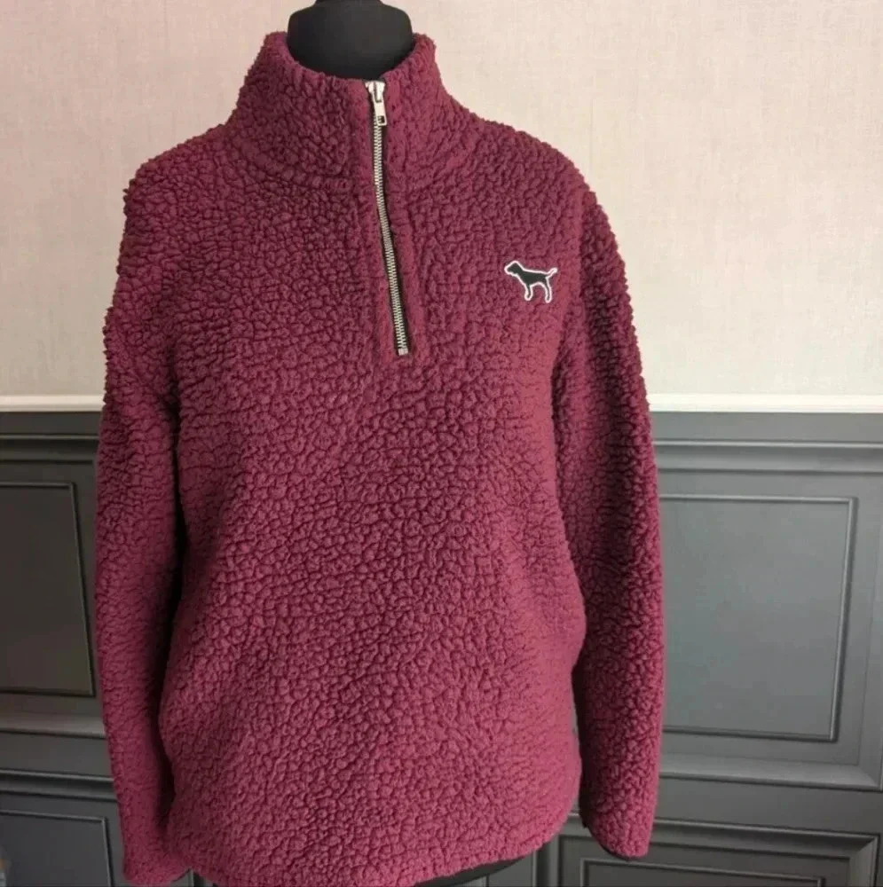 Victoria Secret Quarter zip sherpa - Picture 5 of 5